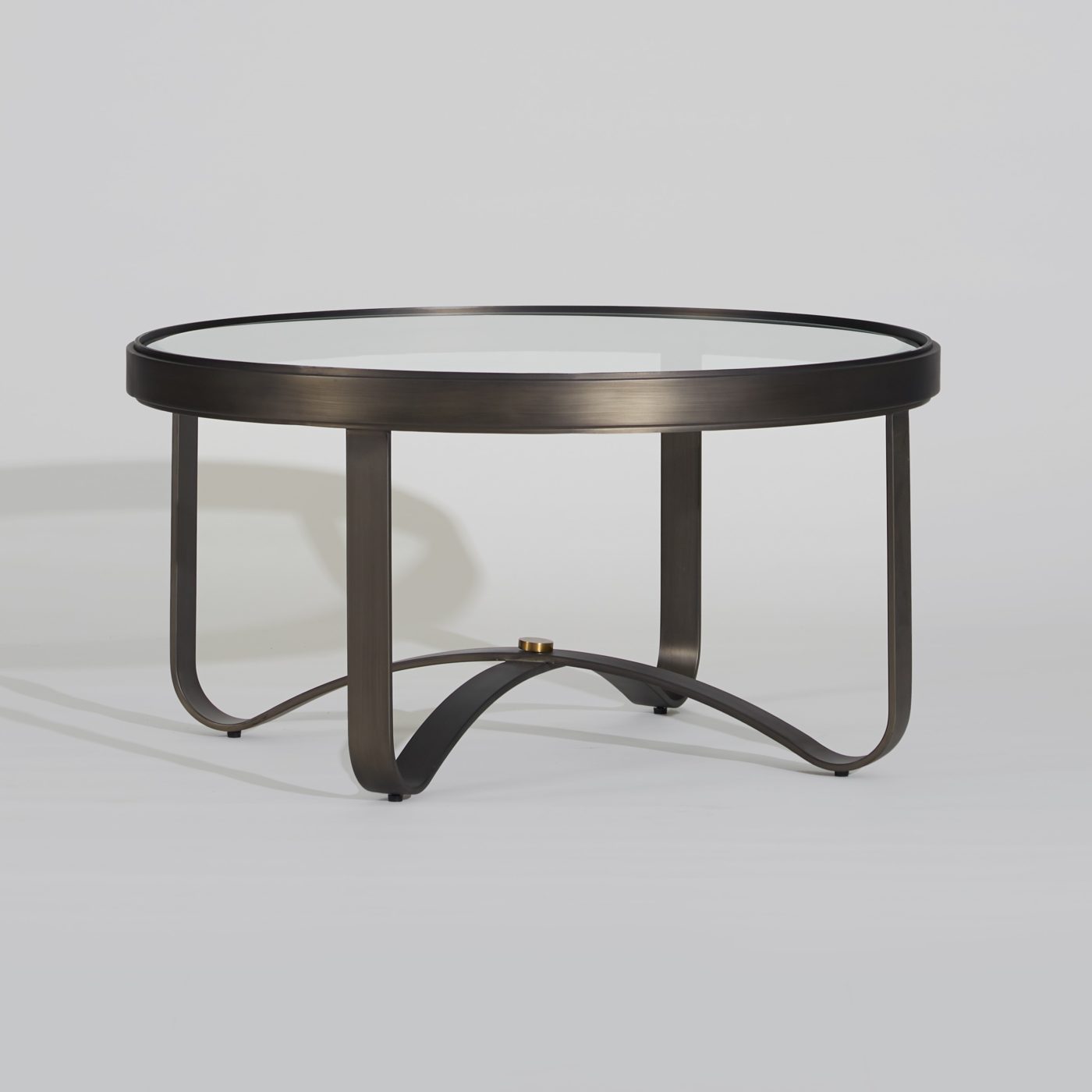 ARC COFFEE TABLE - GUNMETAL