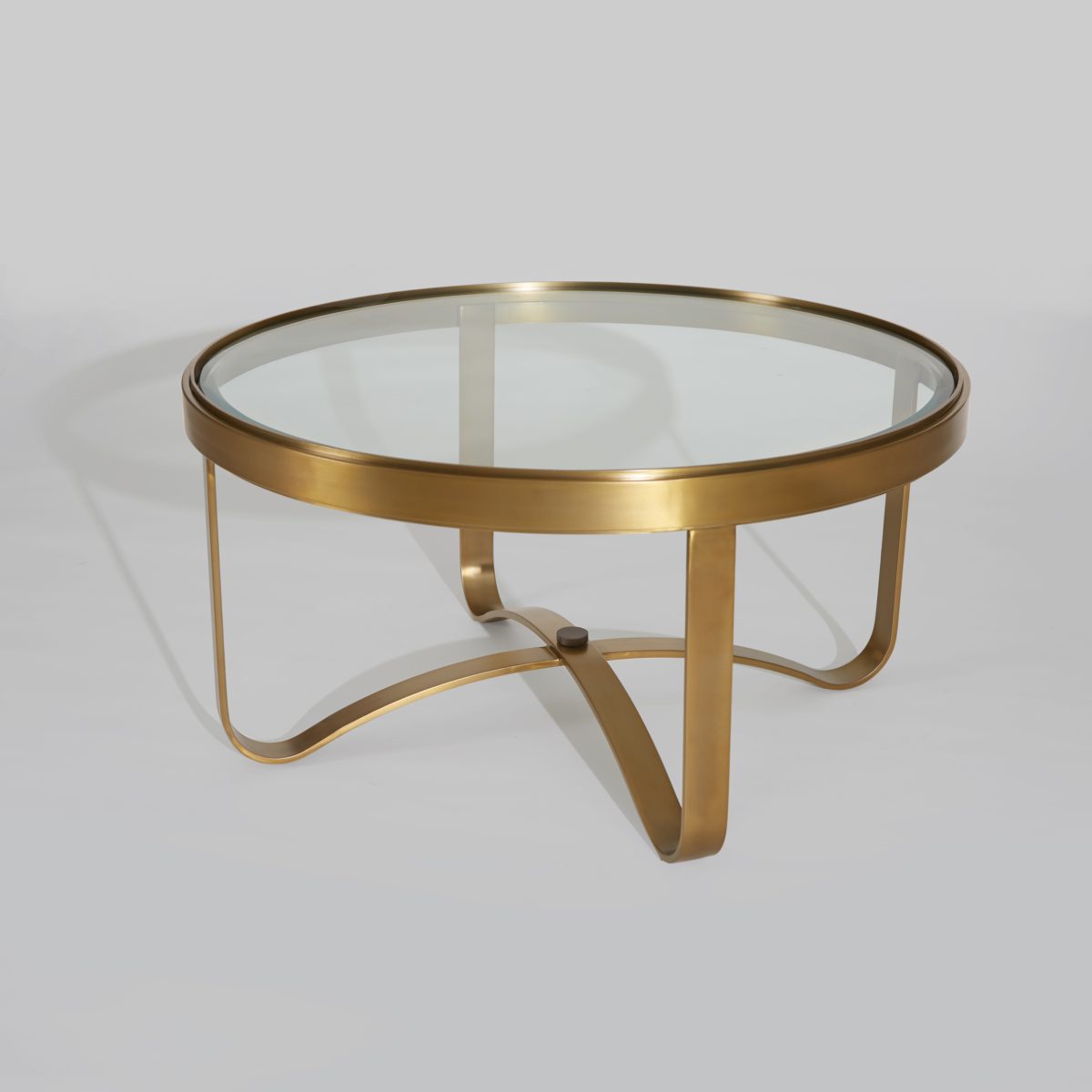 ARC COFFEE TABLE - BRASS